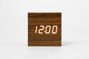 Wood LED Clock Brown (Small)