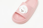 Pom Pom Slippers: Bichon 255 (Pink)