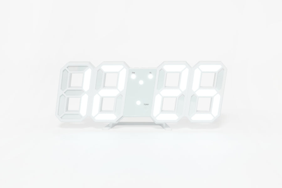 LED Digital Italic Clock (Medium)