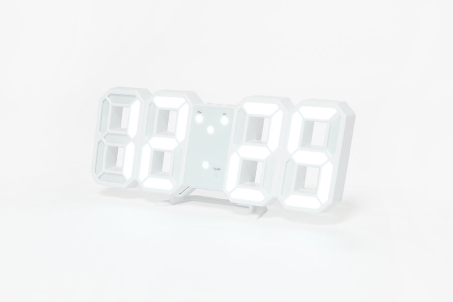 LED Digital Italic Clock (Medium)