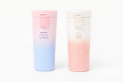 Button Tumbler: Cream Coral (380ml)