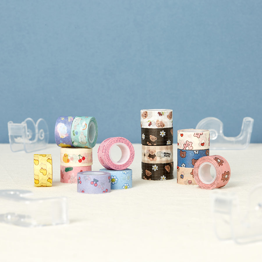 Mini Bear Masking Tape & Cutter Set