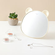Desk Mirror Bear Ivory