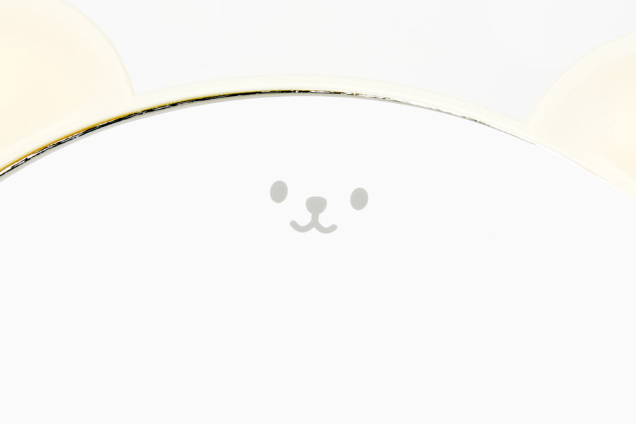 Desk Mirror Bear Ivory