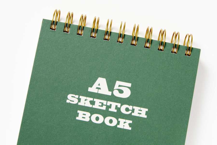 DRAWING BOOK A5 DARK GREEN