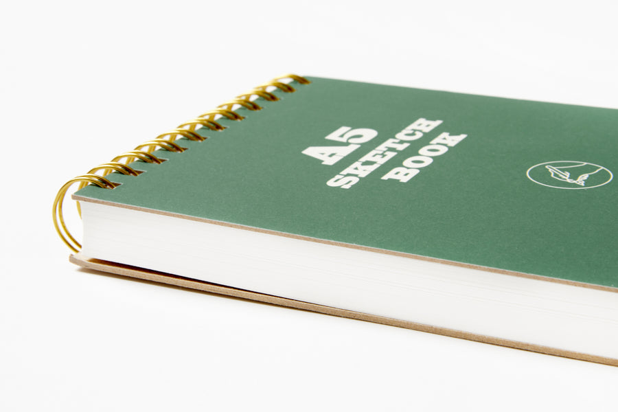 DRAWING BOOK A5 DARK GREEN