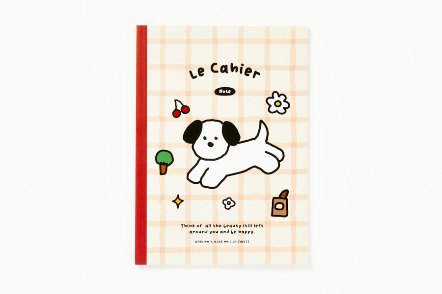 Red Puppy Notebook