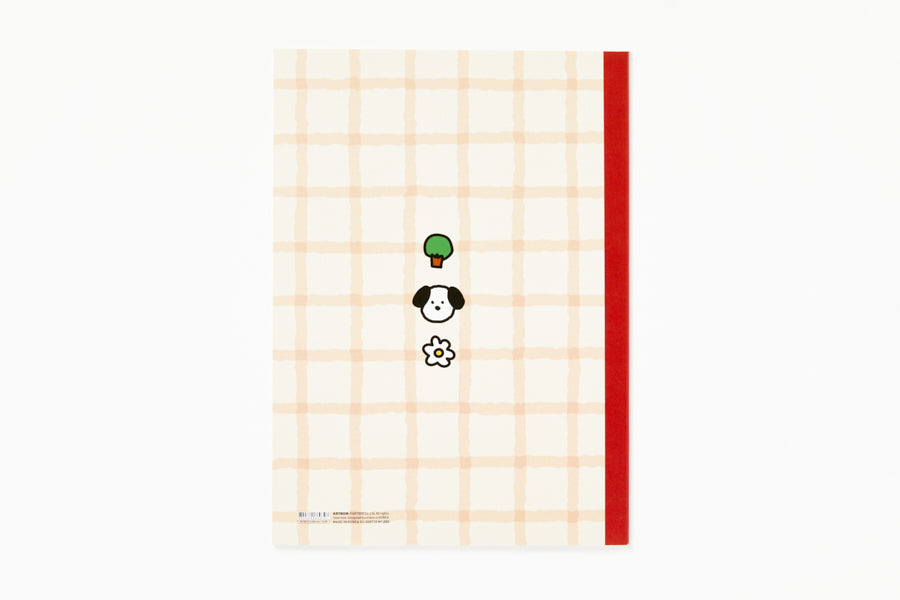 Red Puppy Notebook