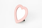 Desk Mirror Pink Heart S