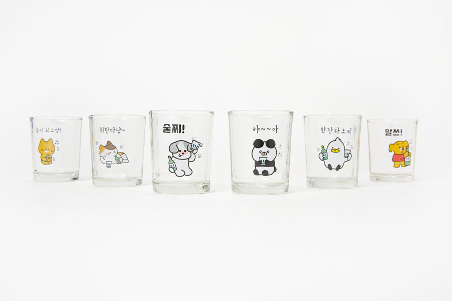 Soju Glass Set: Nyang Nyang (75ml)