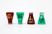 Bottle Cap Soju Glass Set: Brown (45ml)