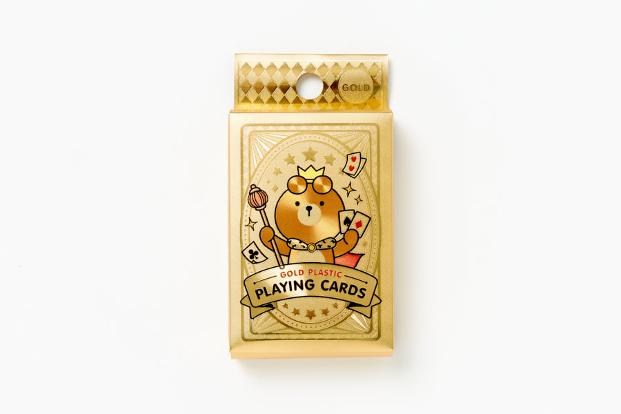 PLAYING CARDS GOLD OLIVER