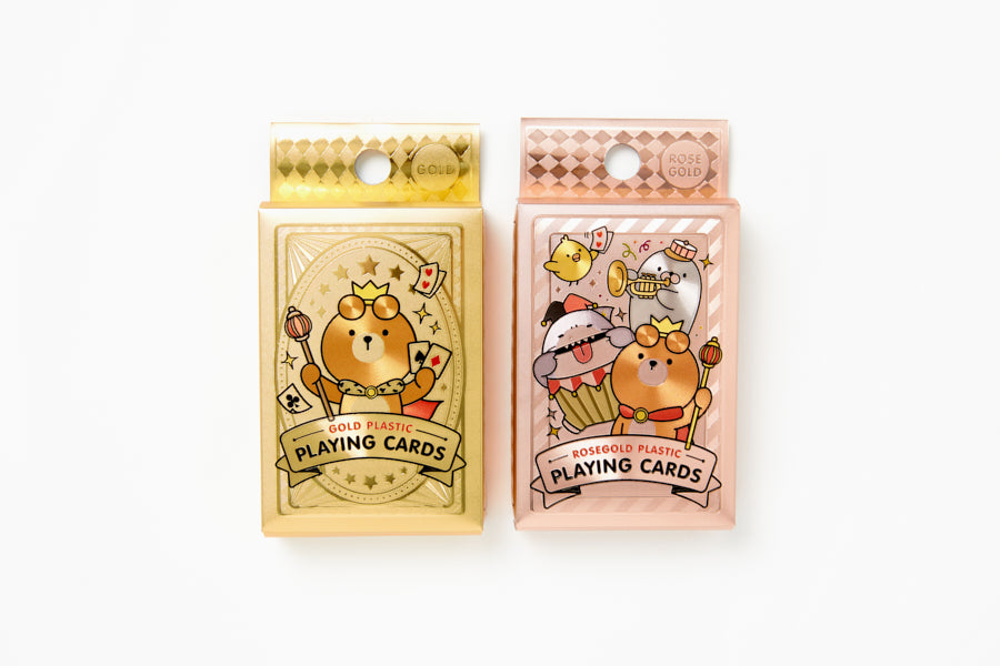 PLAYING CARDS GOLD OLIVER