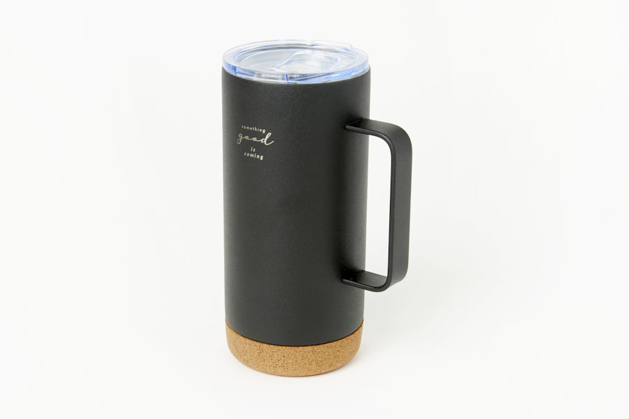 Cork Mug Tumbler Black (480ml)