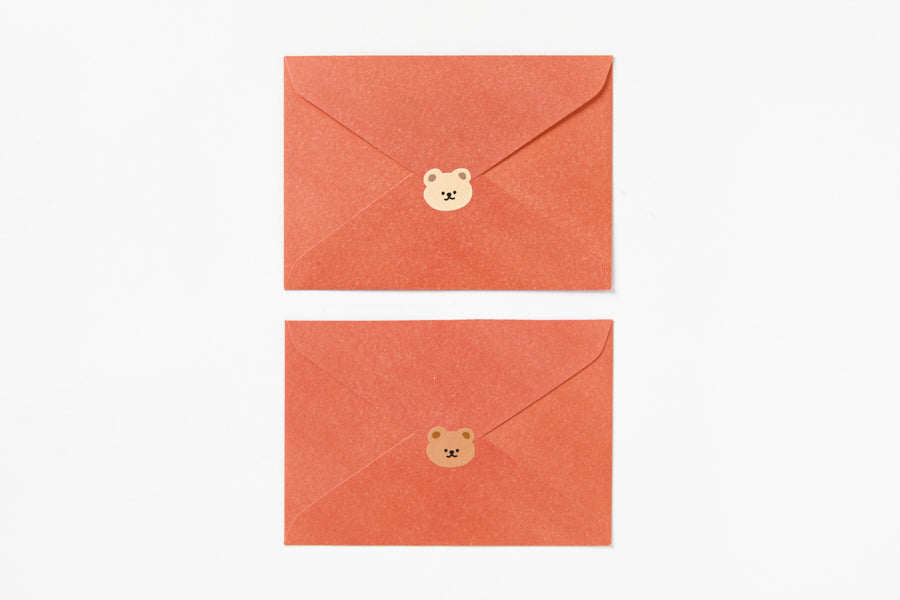 LETTER PAPER HEART BEAR