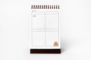 STUDY PLANNER 4 MONTHS GOMI BEAR