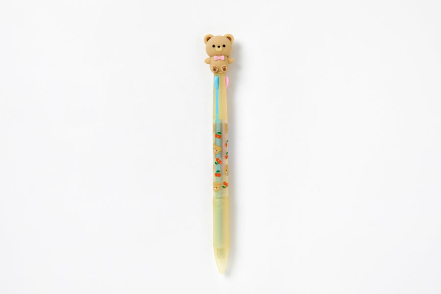 3-Color Pen Bear Beige