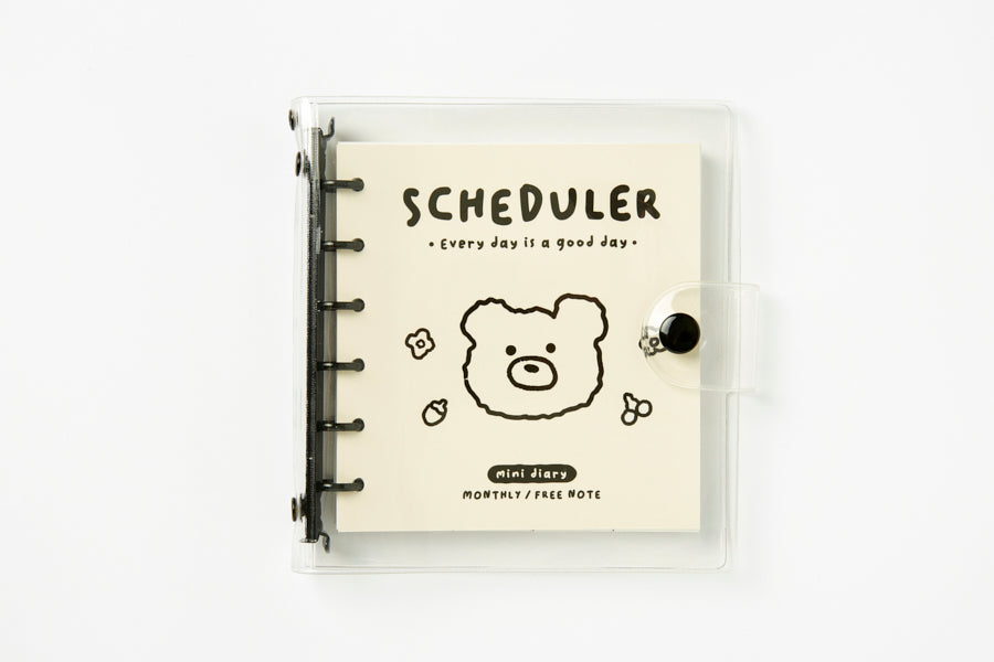 6-Hole Mini Scheduler: Black Bear