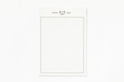 Memo Pad Grid Bear B5