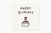 Pop-Up Card 'Happy Birthday' Rabbit Pink