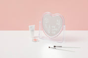 Desk Mirror Transparent Heart