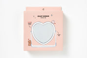 Desk Mirror Transparent Heart