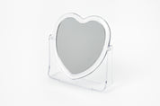 Desk Mirror Transparent Heart