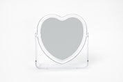 Desk Mirror Transparent Heart