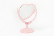 Desk Mirror Princess Heart Pink