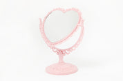 Desk Mirror Princess Heart Pink