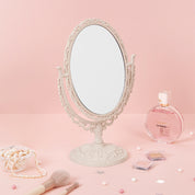 Desk Mirror Princess Oval Ivory