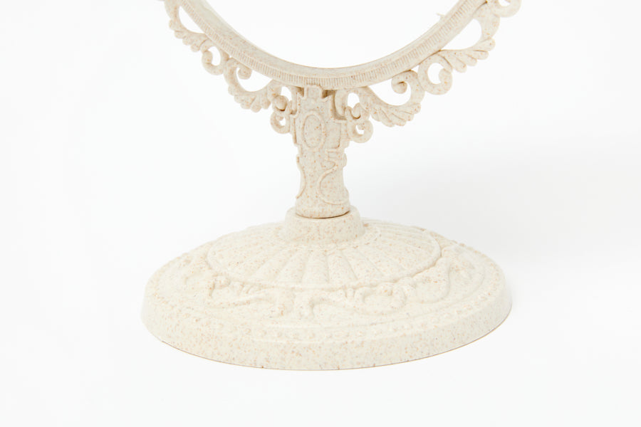 Desk Mirror Princess Oval Ivory