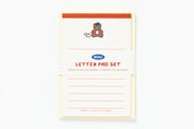 Mini Letter Pad Set Bear with Hat