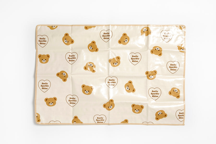 Picnic Mat Beige Bear (S)