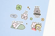 SEAL STICKER ART PAPER RABBIT MEME