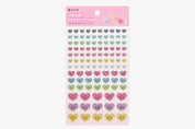 Sticker Epoxy Jewely Clover Heart