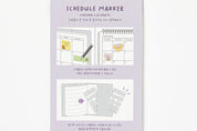 Scheduler Marker Set Ribbon Bear