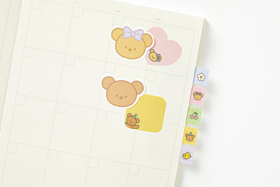 Scheduler Marker Set Ribbon Bear