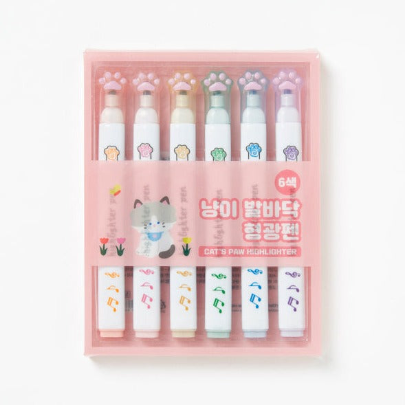 Cat Paw Highlighter Set (6 Colours)