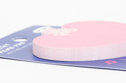 Sticky Memo Pad Rabbit Heart Pink