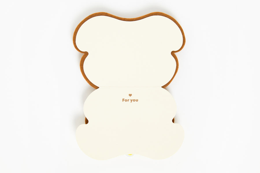 CARD FELT PARTY RIBBON BEAR
