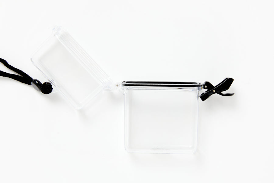 Necklace Acrylic Box Case - 8 Ball Bear (Black)