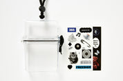 Necklace Acrylic Box Case - 8 Ball Bear (Black)