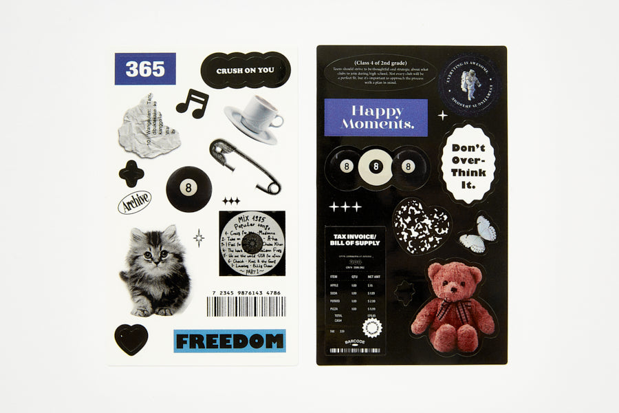 Necklace Acrylic Box Case - 8 Ball Bear (Black)