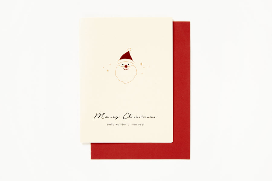 Christmas Card Pearl Santa S