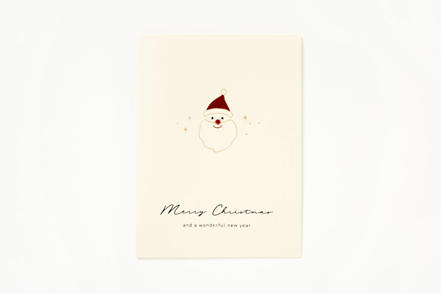 Christmas Card Pearl Santa S