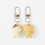 KEY RING SET CLOVER CAT