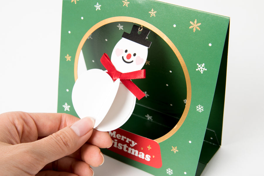Christmas Card Pop Up Snowman
