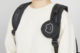 Round Mini Coin Purse Bear Black