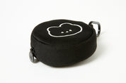 Round Mini Coin Purse Bear Black